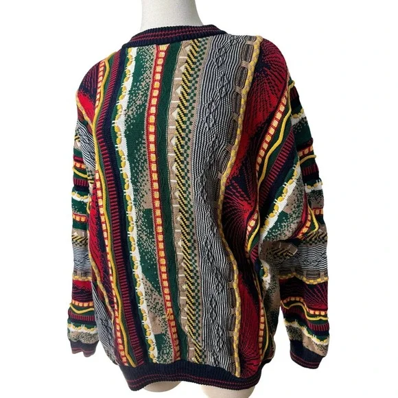 Coogi Mens Sweater -Missing Tag- Cotton Colorful - XL/XXL - Picture 2 of 10